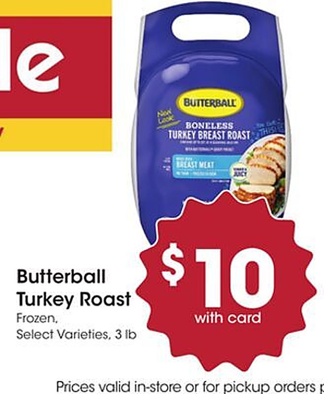 Butterball Turkey Roast - Dillons weekly ad deal
