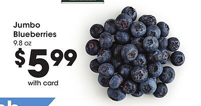 Jumbo Blueberries - Kroger weekly ad deal