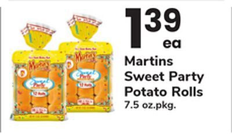 Martins Sweet Party Potato Rolls - Safeway weekly ad deal