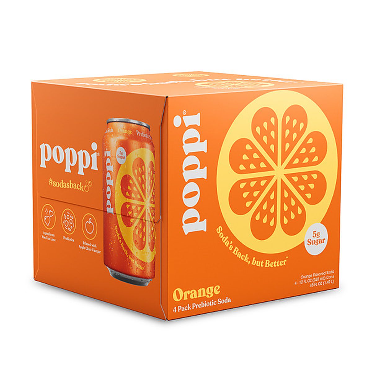 Poppi Prebiotic Soda Orange