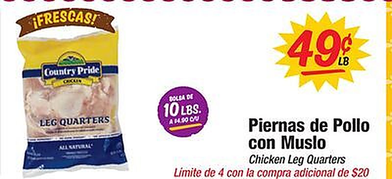 Chicken Leg Quarters - Mi Tienda weekly ad deal