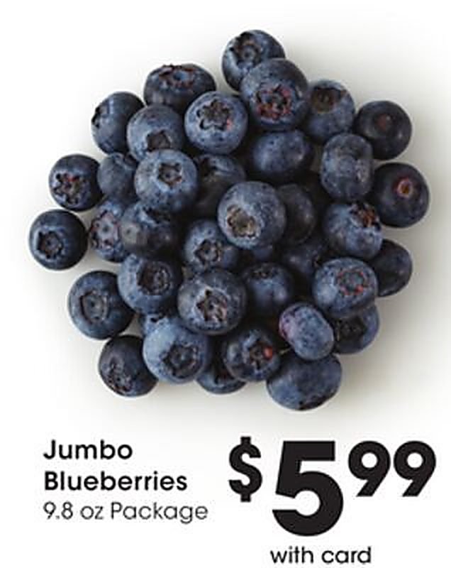 Jumbo Blueberries - Marianos weekly ad deal