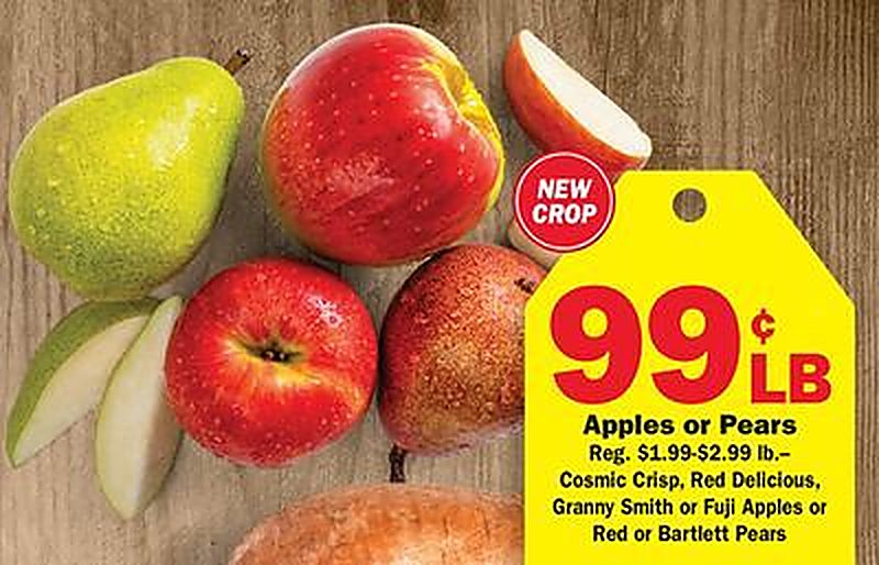 Apples or Pears - Schnucks weekly ad deal