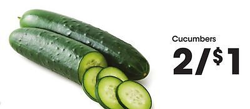 Cucumbers - Foods Co weekly ad deal