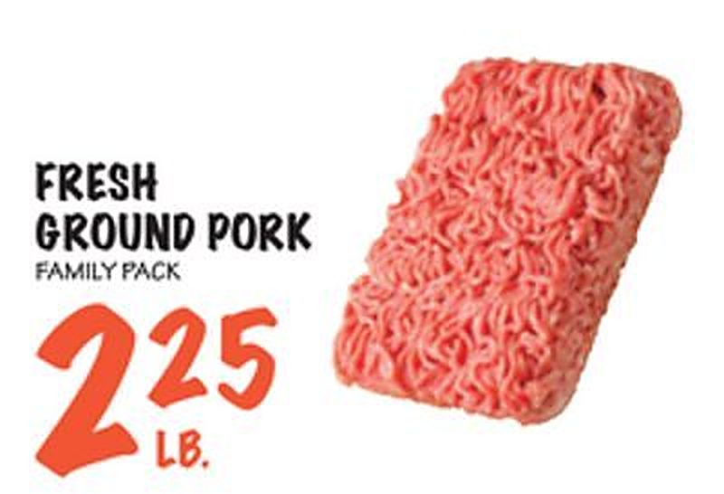 FRESH GROUND PORK - Foodarama weekly ad deal