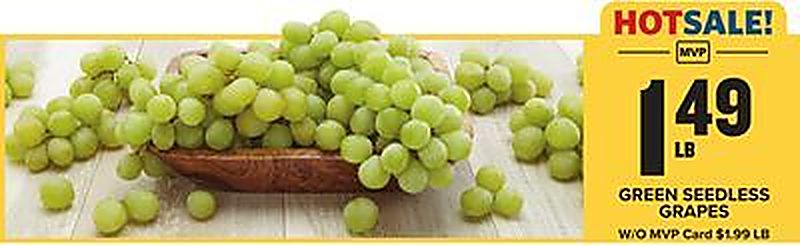 Green Seedless Grapes - Food Lion weekly ad deal