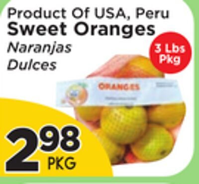 Sweet Oranges - Presidente Supermarketss weekly ad deal