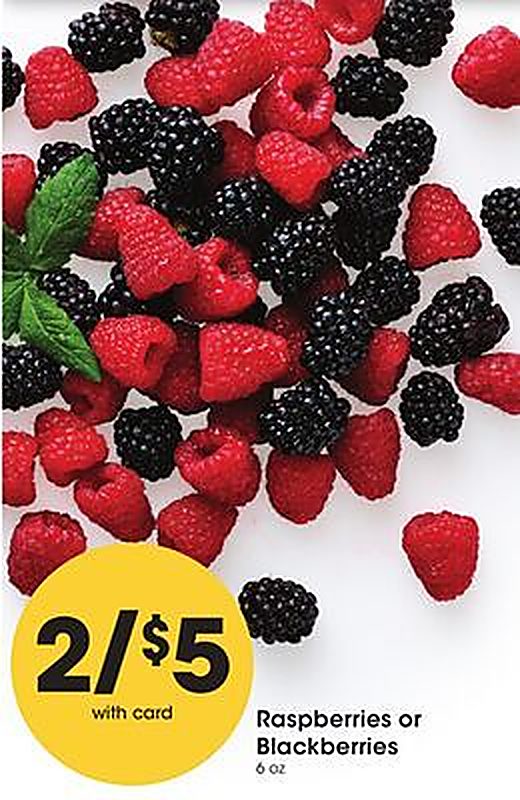 Raspberries or Blackberries - QFC weekly ad deal