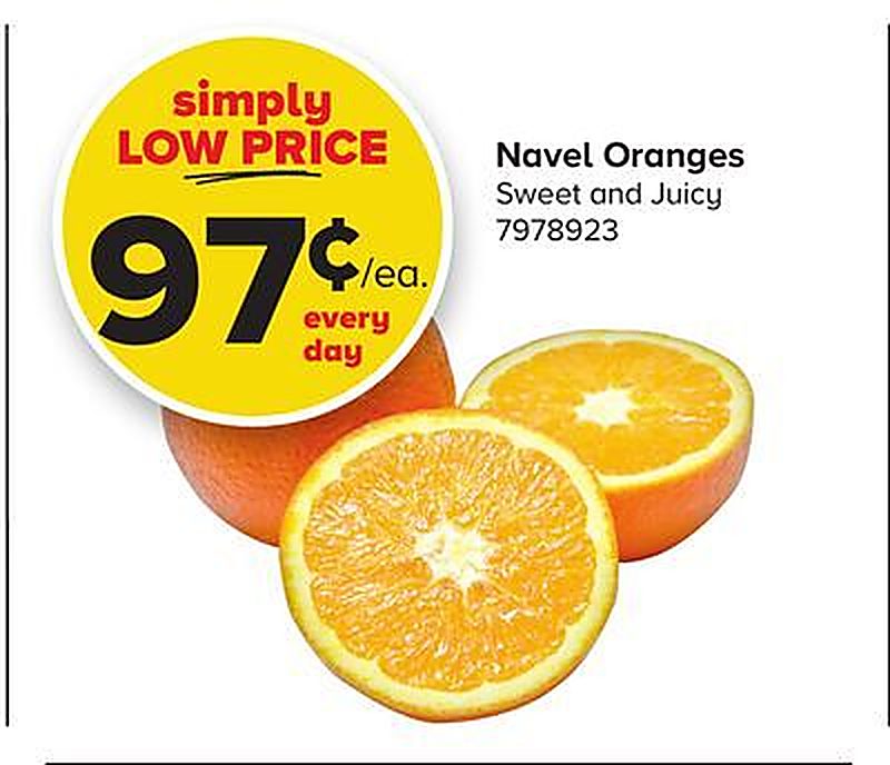 Navel Oranges - Giant Food Stores weekly ad deal