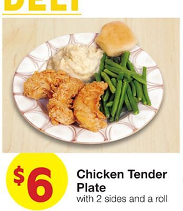 Chicken Tender Plate - Market Street weekly ad deal