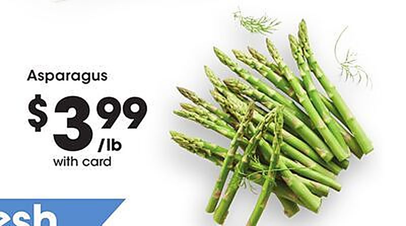 Asparagus - Kroger weekly ad deal