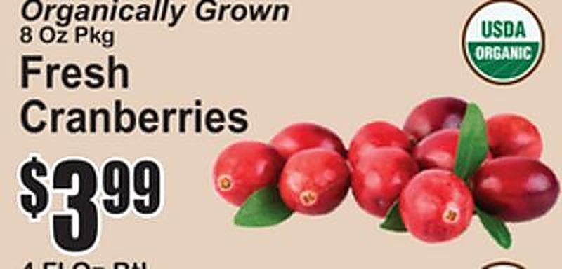 Fresh Cranberries - Superfresh weekly ad deal