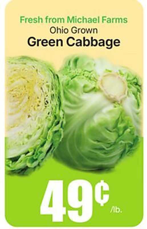 Green Cabbage - Marcs weekly ad deal