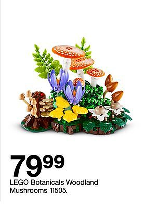 LEGO Botanicals Woodland Mushrooms 11505 - Target weekly ad deal