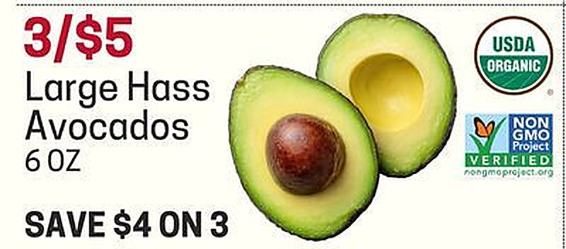 Large Hass Avocados - Earth Fare weekly ad deal