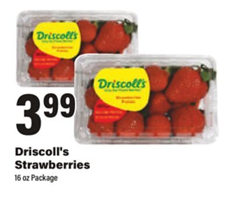 Driscoll's Strawberries - Big Y weekly ad deal