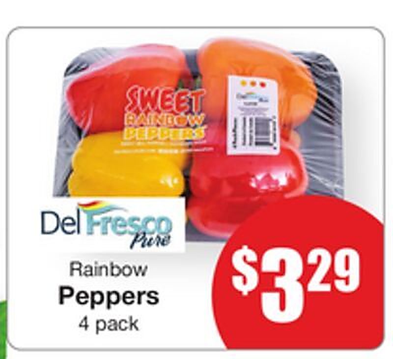 DelFresco Rainbow Peppers - Marcs weekly ad deal