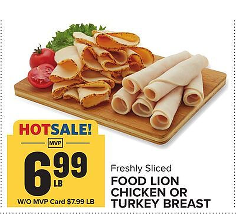 Food Lion Chicken or Turkey Breast - Food Lion weekly ad deal