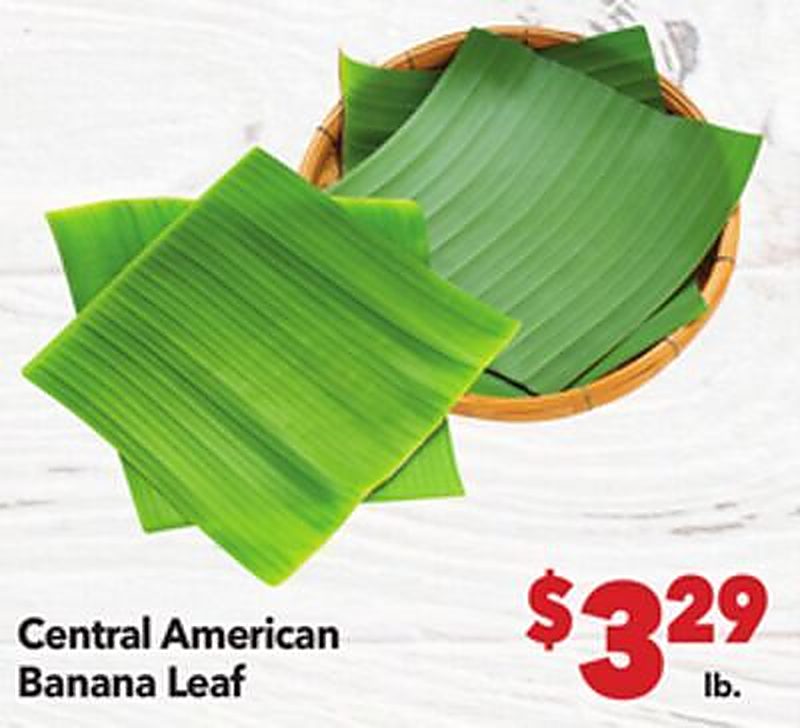 Central American Banana Leaf - Vallarta Supermarkets weekly ad deal