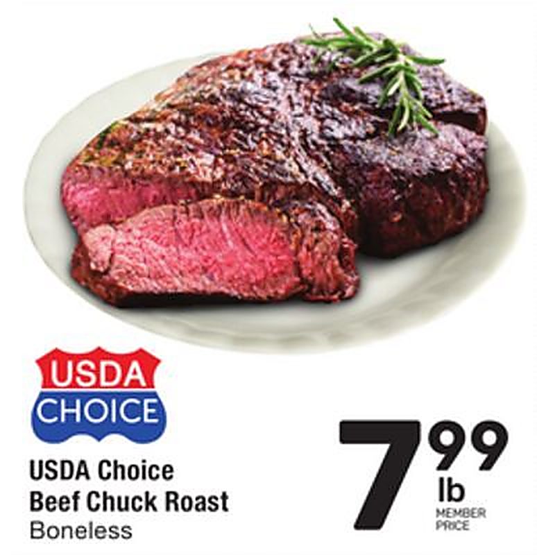 USDA Choice Beef Chuck Roast - Tom Thumb weekly ad deal