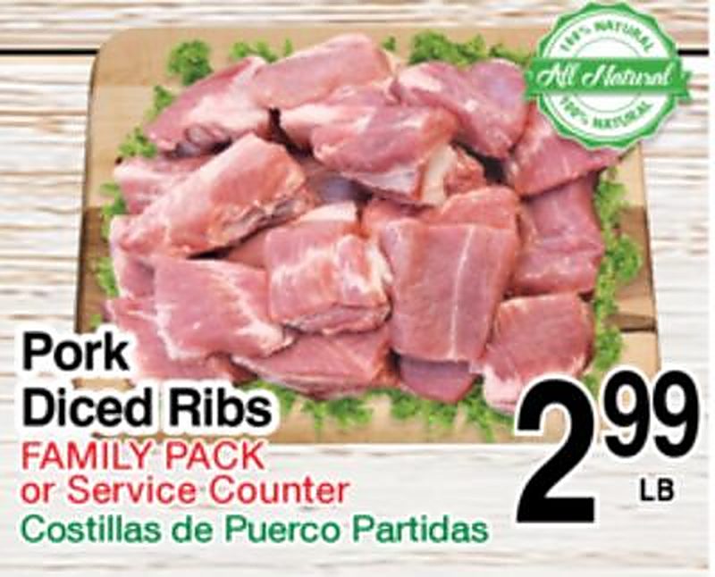 Pork Diced Ribs - Superior Grocers weekly ad deal