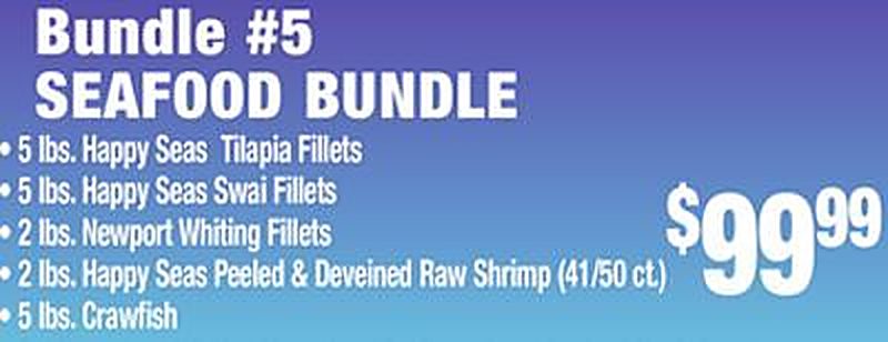 Bundle #5 SEAFOOD BUNDLE - Food Pride Market weekly ad deal
