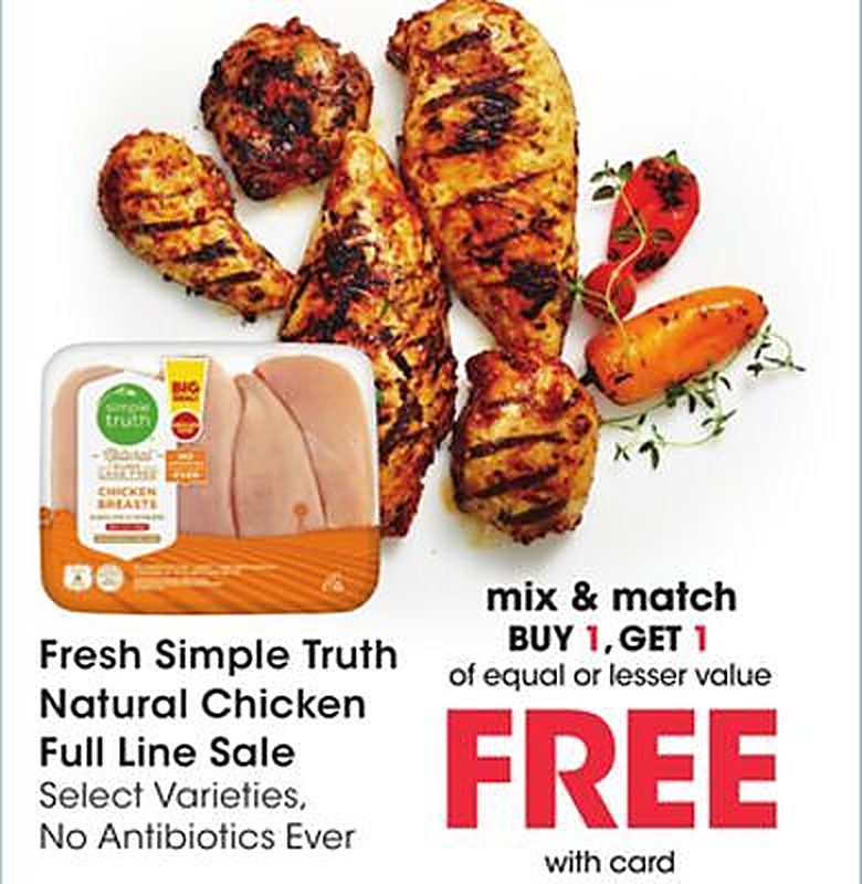 Fresh Simple Truth Natural Chicken Full Line Sale