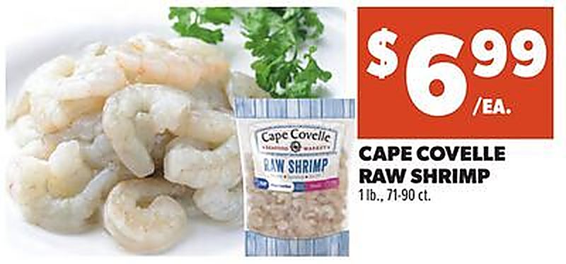 CAPE COVELLE RAW SHRIMP - Lowe's Market weekly ad deal