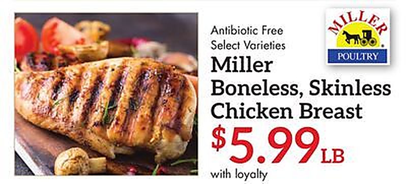 Miller Boneless, Skinless Chicken Breast - Remke Markets weekly ad deal