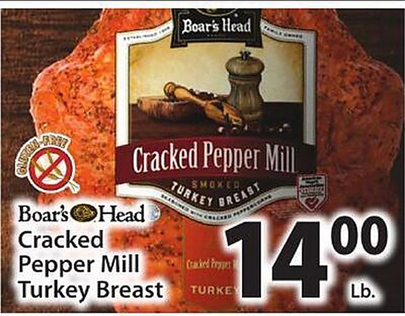 Boar's Head Cracked Pepper Mill Turkey Breast - West Side Marketplace weekly ad deal