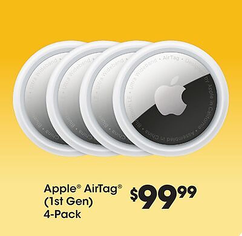Apple® AirTag® (1st Gen) 4-Pack - Smith's Food and Drug weekly ad deal