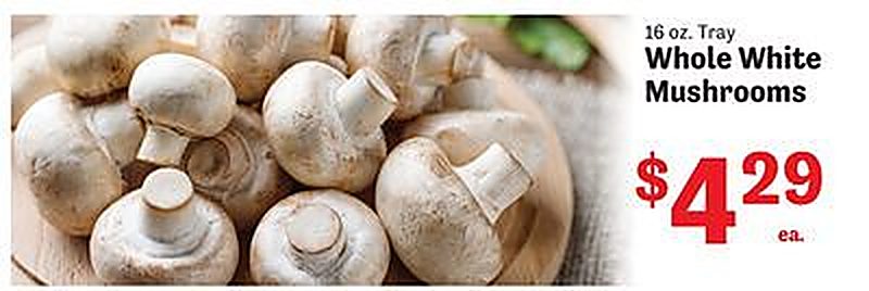 Whole White Mushrooms - Food Depot weekly ad deal