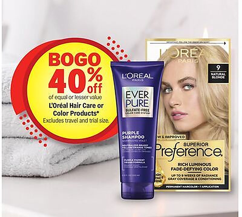 L'Oréal Hair Care or Color Products