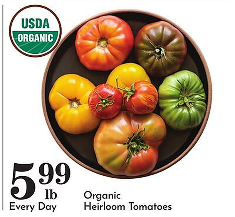 Organic Heirloom Tomatoes - Pavilions weekly ad deal