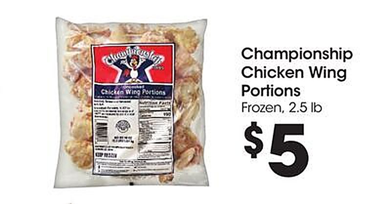 Championship Chicken Wing Portions - Food 4 Less weekly ad deal