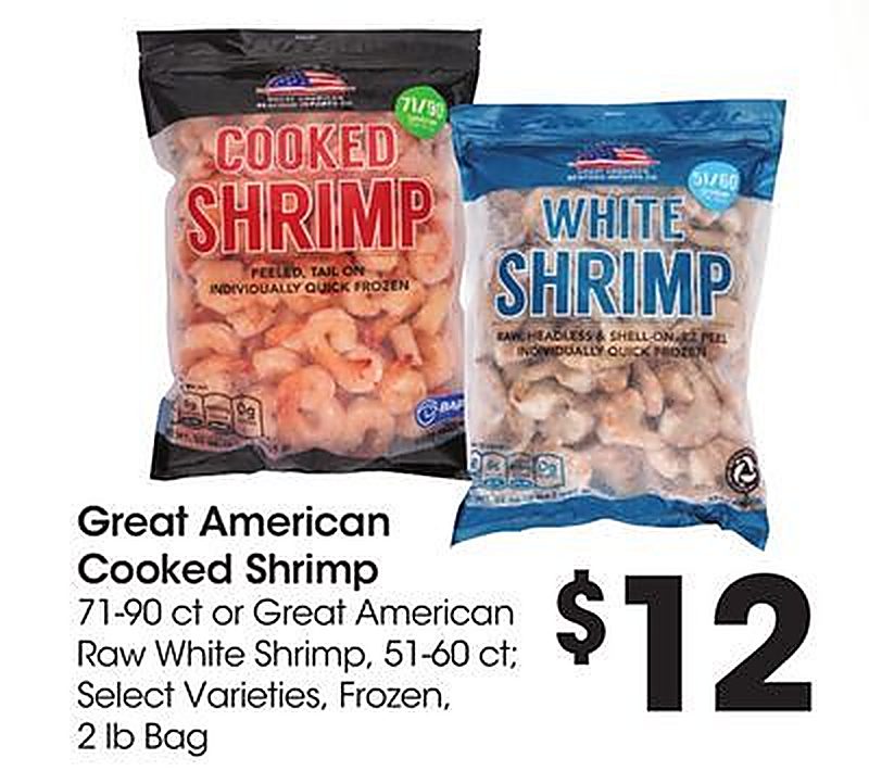 Great American Cooked Shrimp - Foods Co weekly ad deal