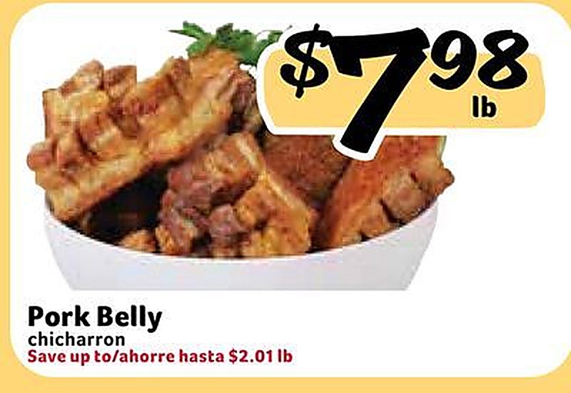 Pork Belly / chicharron - Fresco Y Mas weekly ad deal