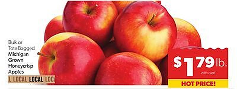 Michigan Grown Honeycrisp Apples - VG’s Grocery weekly ad deal