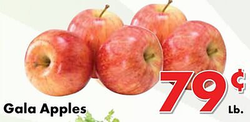 Gala Apples - Valley Marketplace weekly ad deal