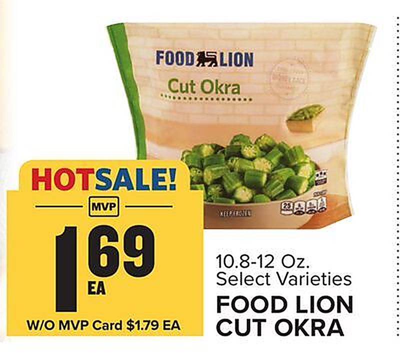 Food Lion Cut Okra - Food Lion weekly ad deal