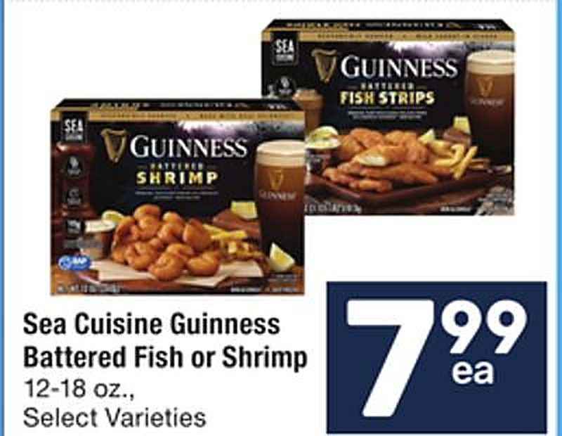 Sea Cuisine Guinness Battered Fish or Shrimp - Randalls weekly ad deal