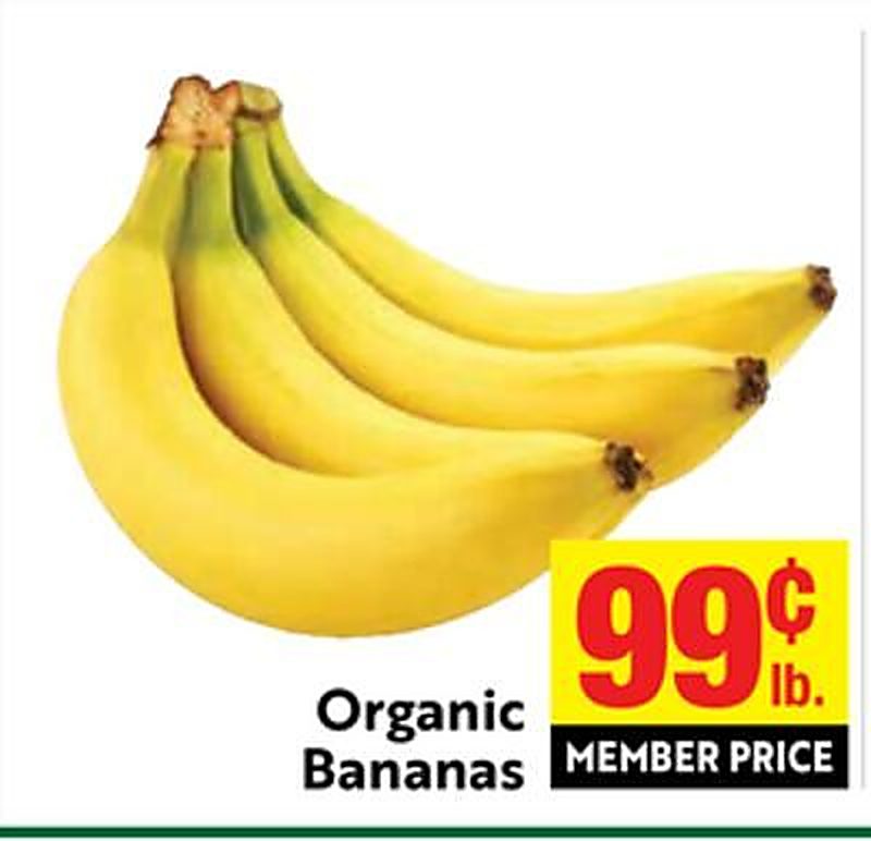 Organic Bananas - Lucky California weekly ad deal