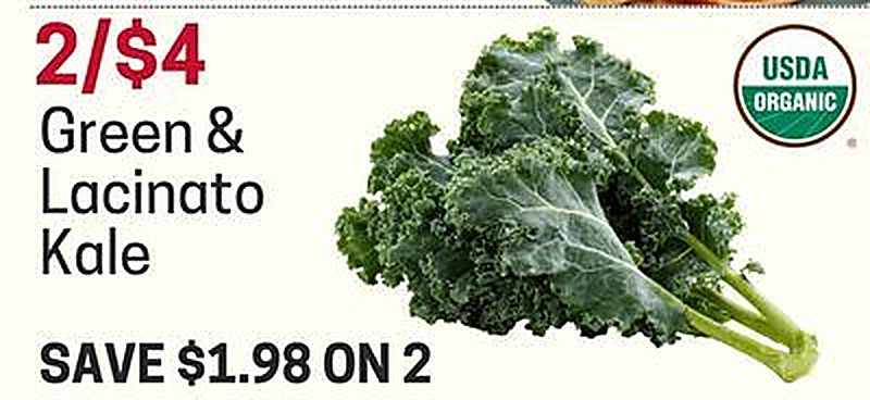 Green & Lacinato Kale - Earth Fare weekly ad deal