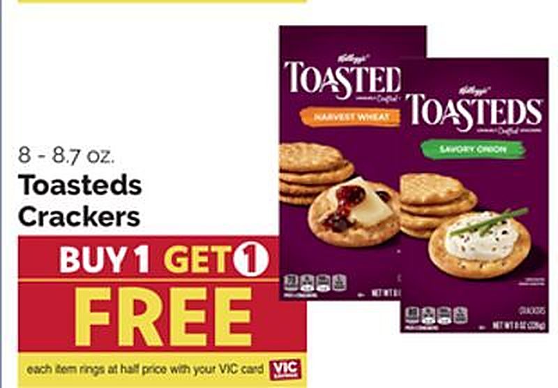 Toasteds Crackers