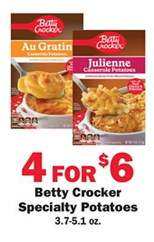 Betty Crocker Specialty Potatoes - Schnucks weekly ad deal
