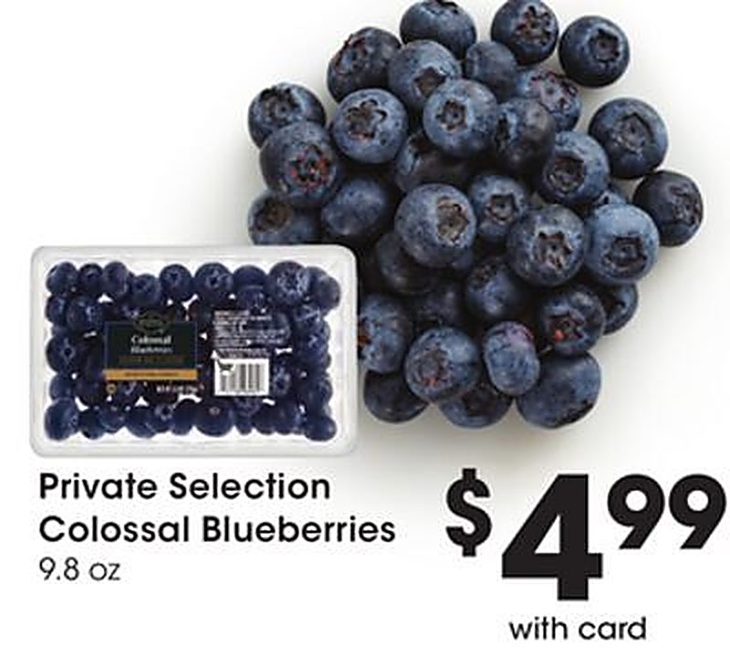 Private Selection Colossal Blueberries - Dillons weekly ad deal
