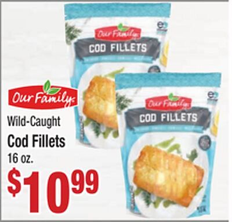 Wild-Caught Cod Fillets - Food Pride Market weekly ad deal