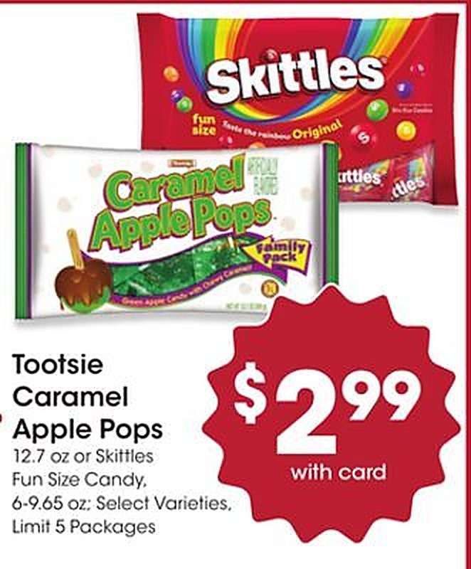 Tootsie Caramel Apple Pops - QFC weekly ad deal
