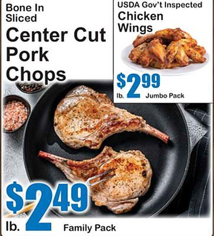 Center Cut Pork Chops - Superfresh weekly ad deal