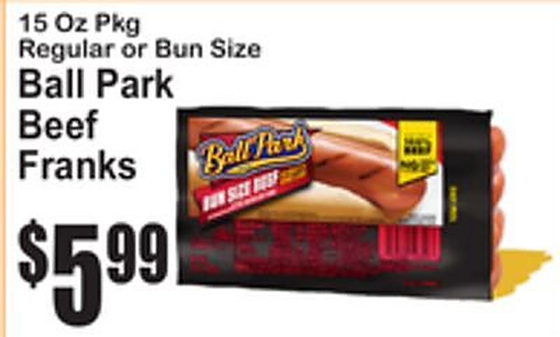 Ball Park Beef Franks - Superfresh weekly ad deal
